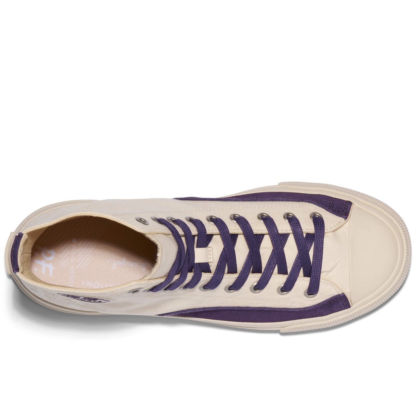 All-American High-Top White/Eggplant