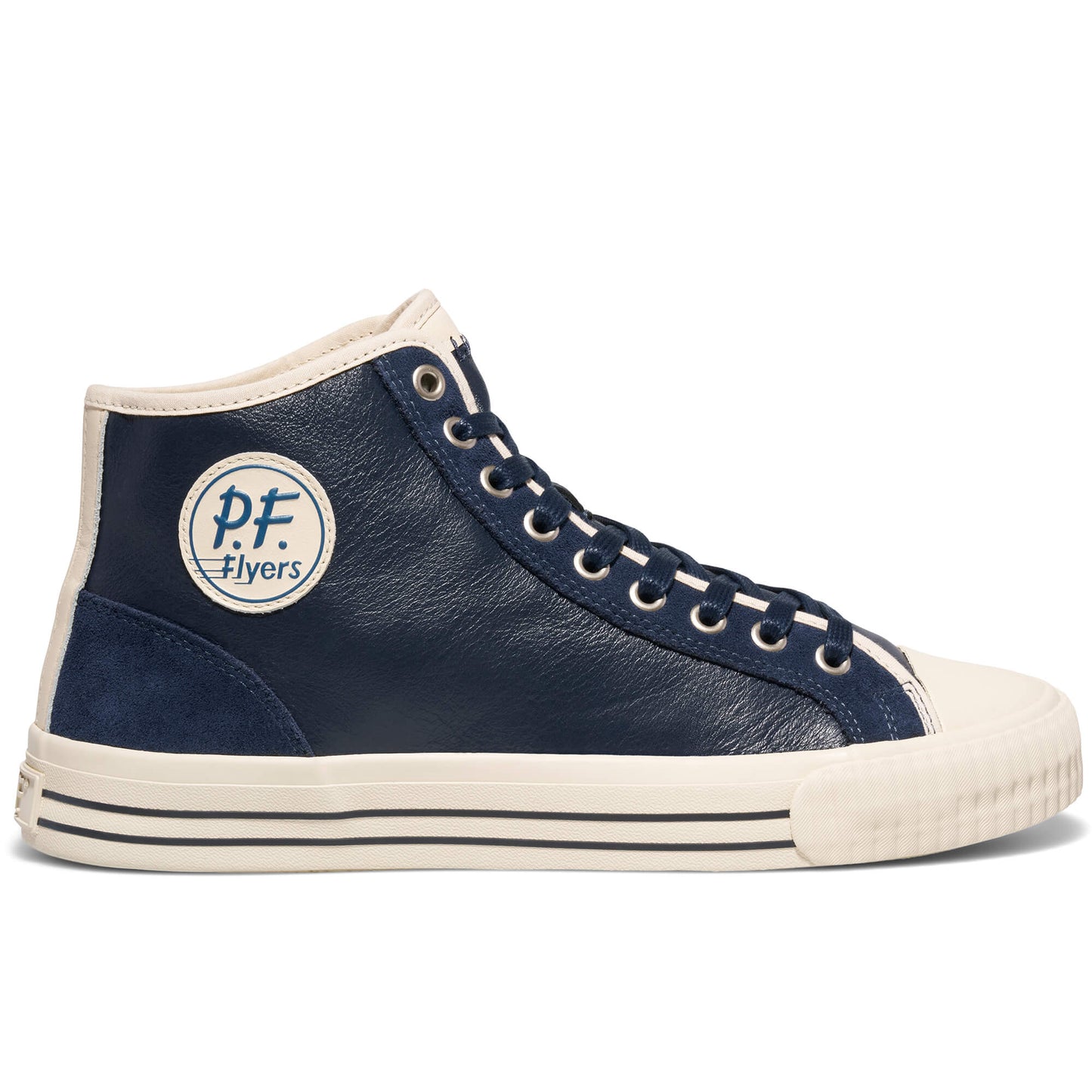 Center High-Top Navy/Antique White