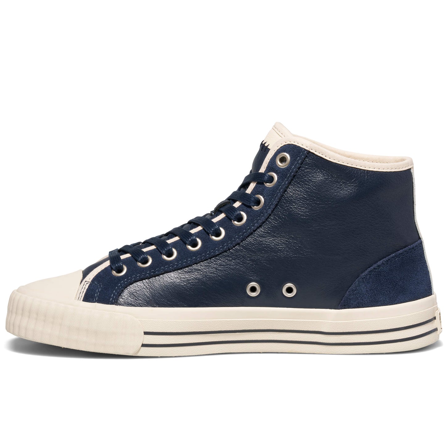 Center High-Top Navy/Antique White