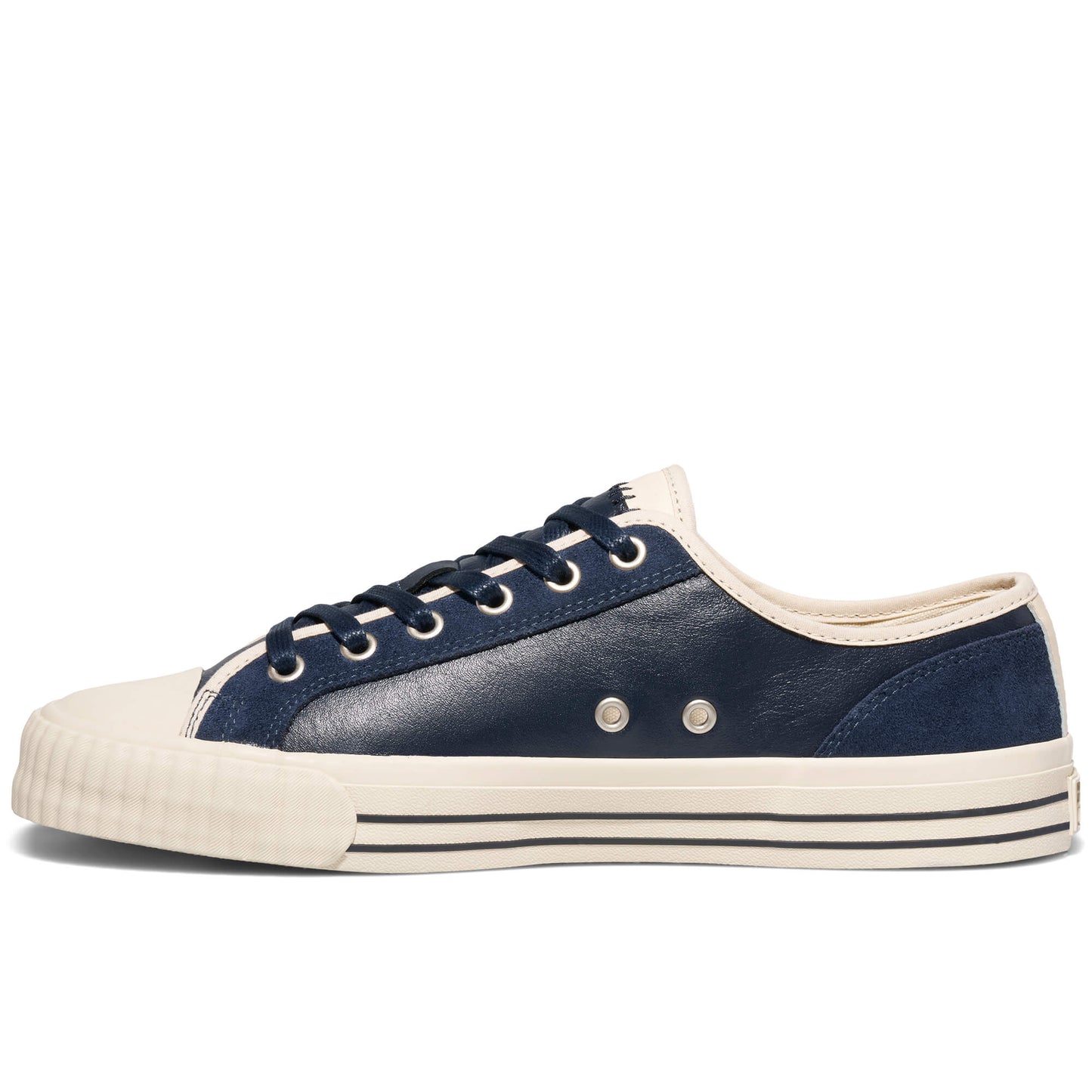 Center Low-Top Navy/Antique White