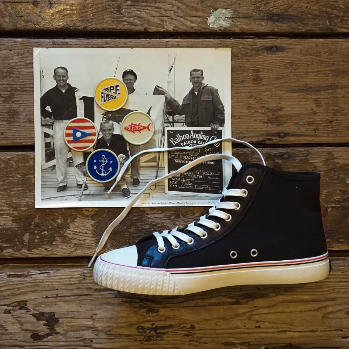 Slightly Choppy Center High-Top Black/SC Cream