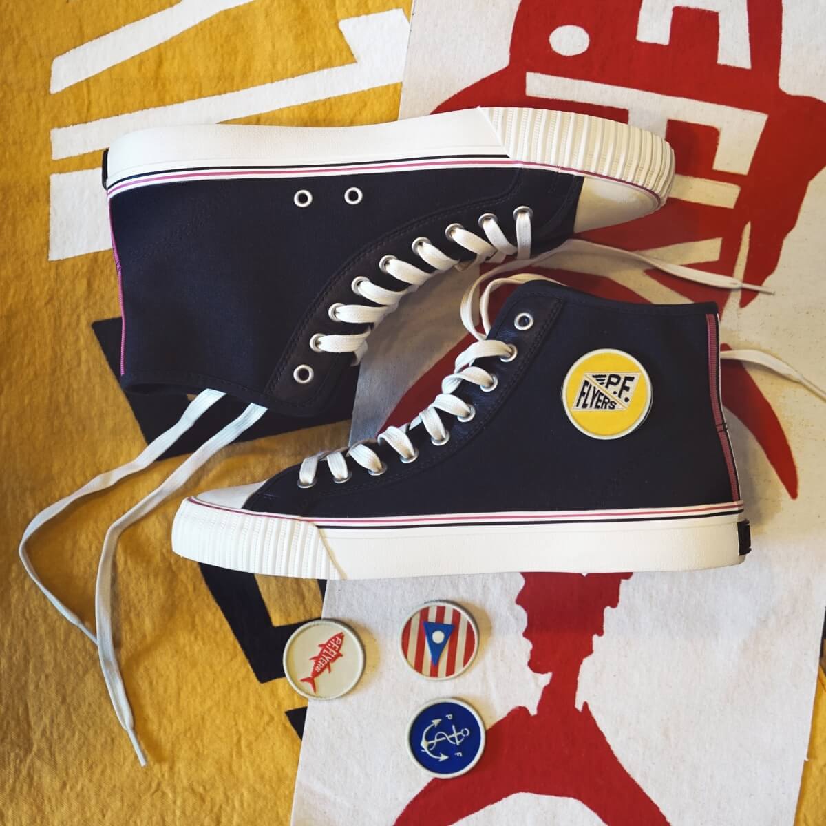 Slightly Choppy Center High-Top Black/SC Cream