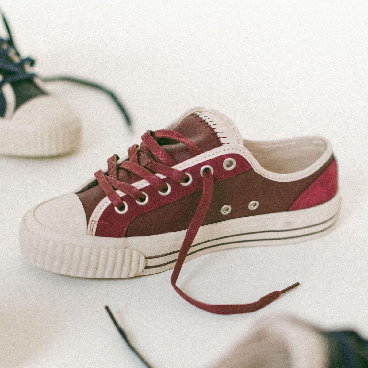 Vintage inspired low-top sneakers