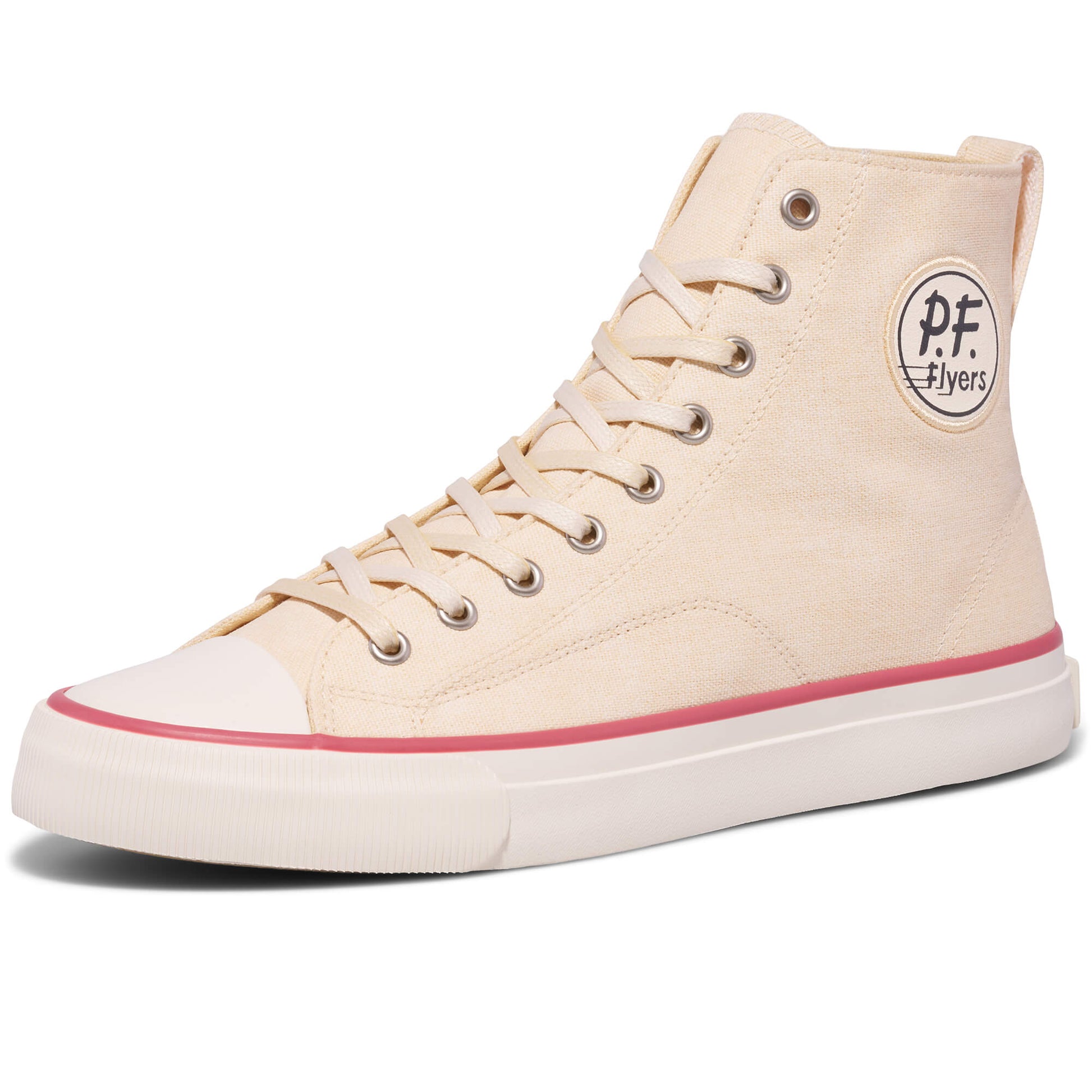 All-American High-Top Antique White/Crimson