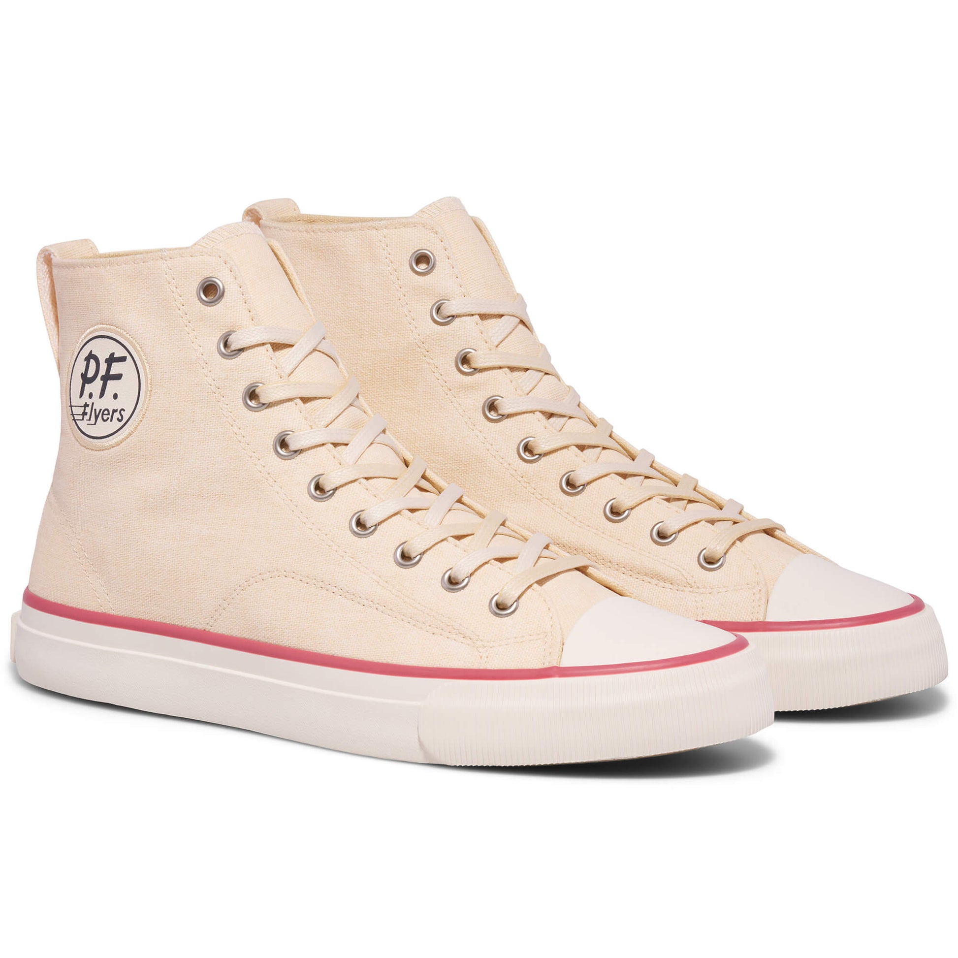 All-American High-Top Antique White/Crimson