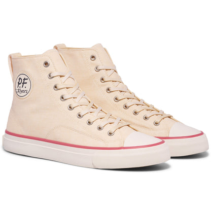 All-American High-Top Antique White/Crimson