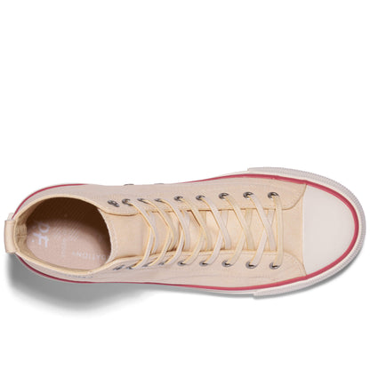 All-American High-Top Antique White/Crimson