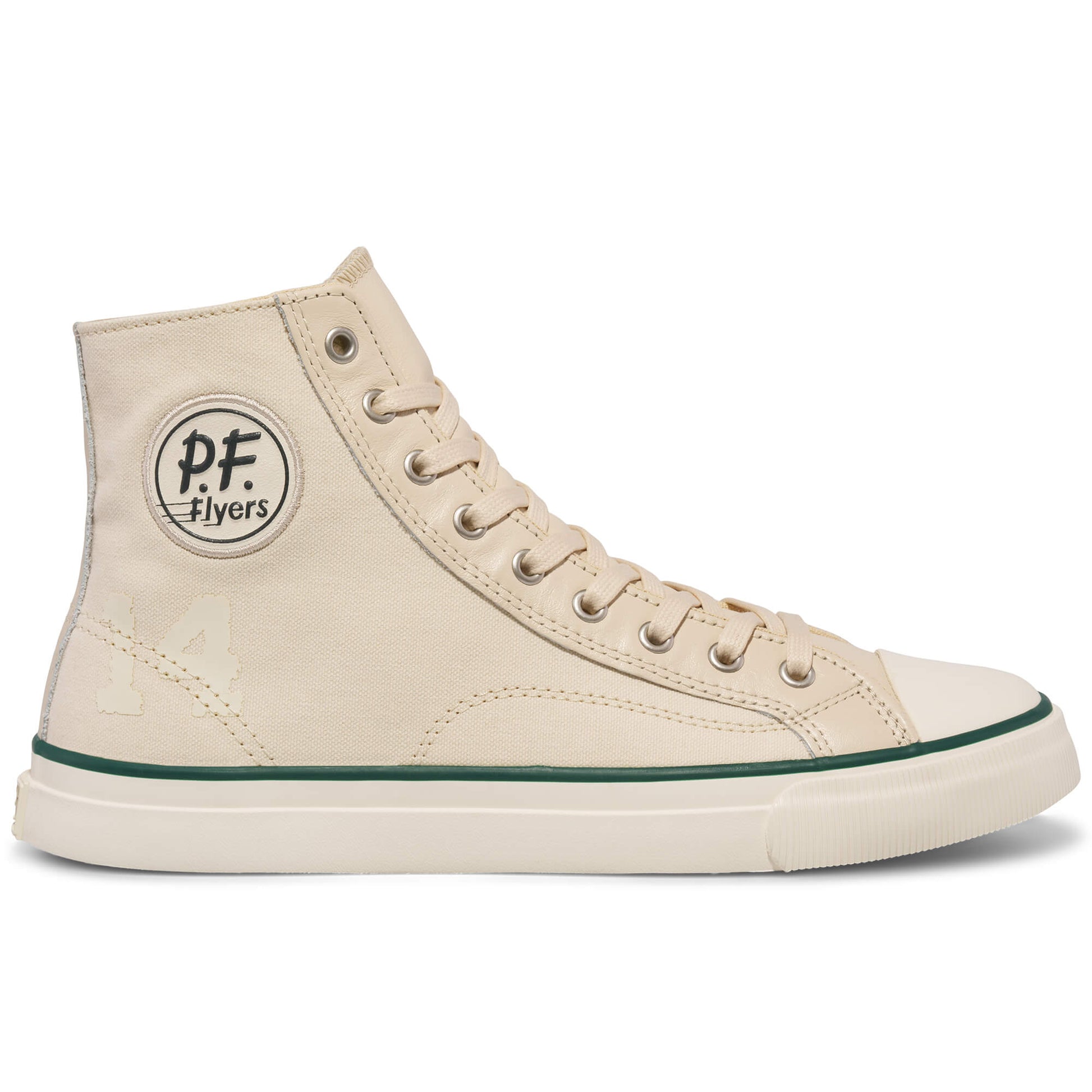 All-American High-Top Antique White/Vintage Green