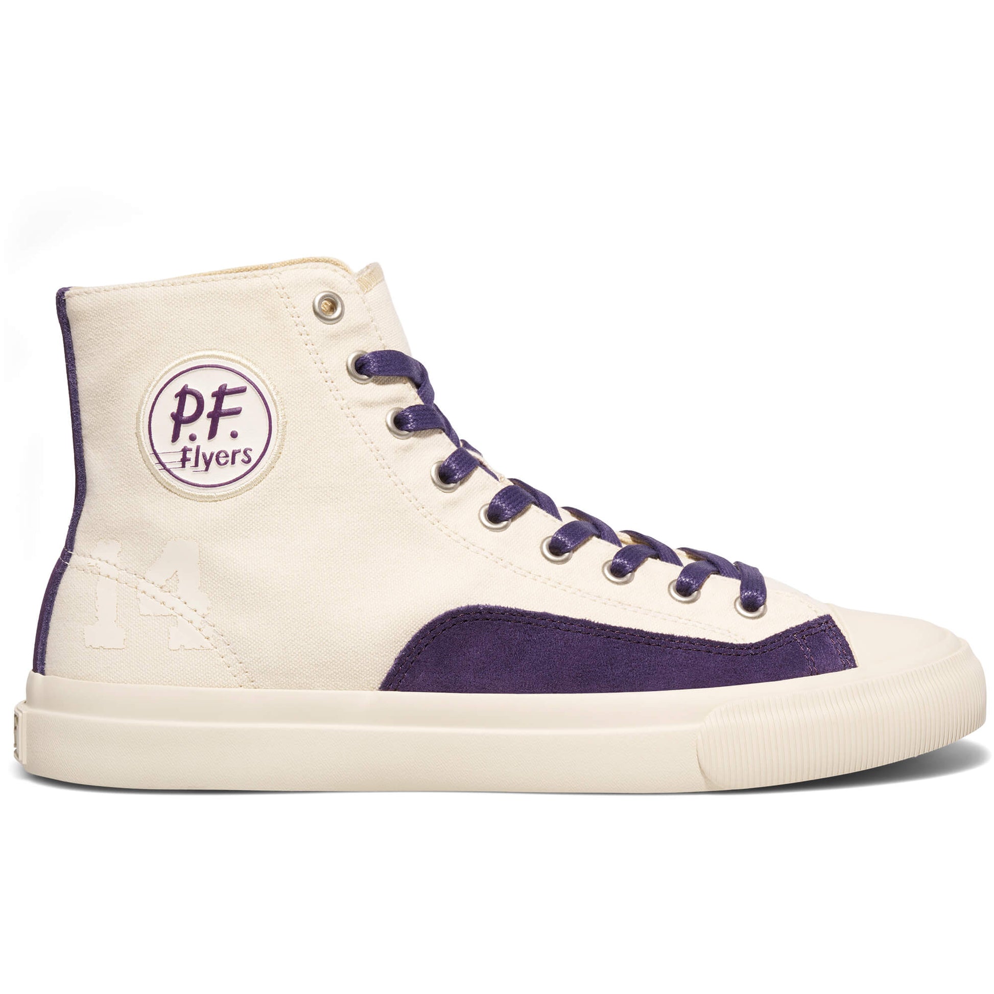 All-American High-Top White/Eggplant