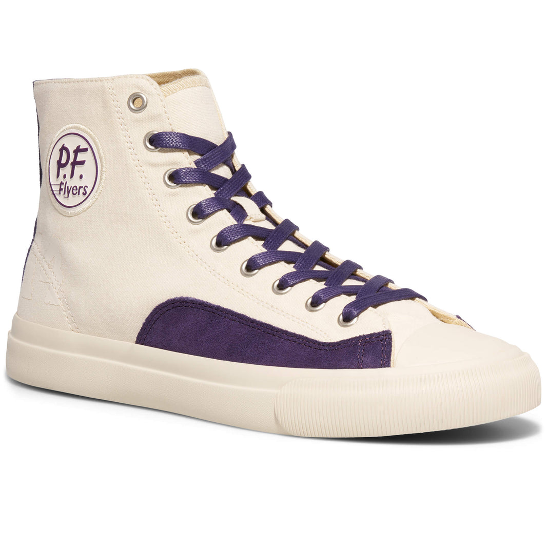 All-American High-Top White/Eggplant