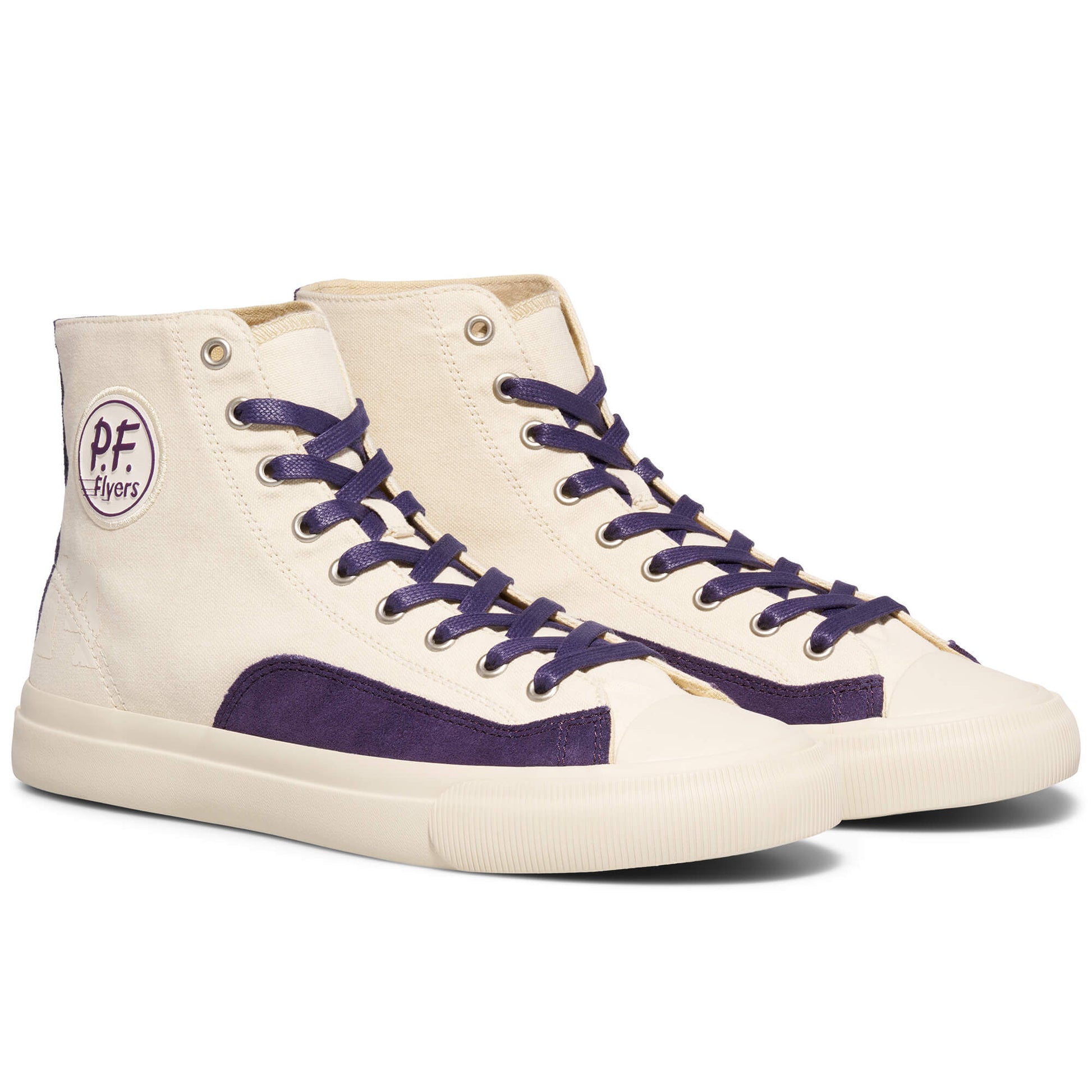 All-American High-Top White/Eggplant