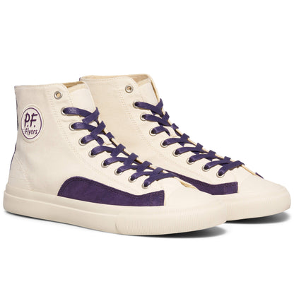 All-American High-Top White/Eggplant