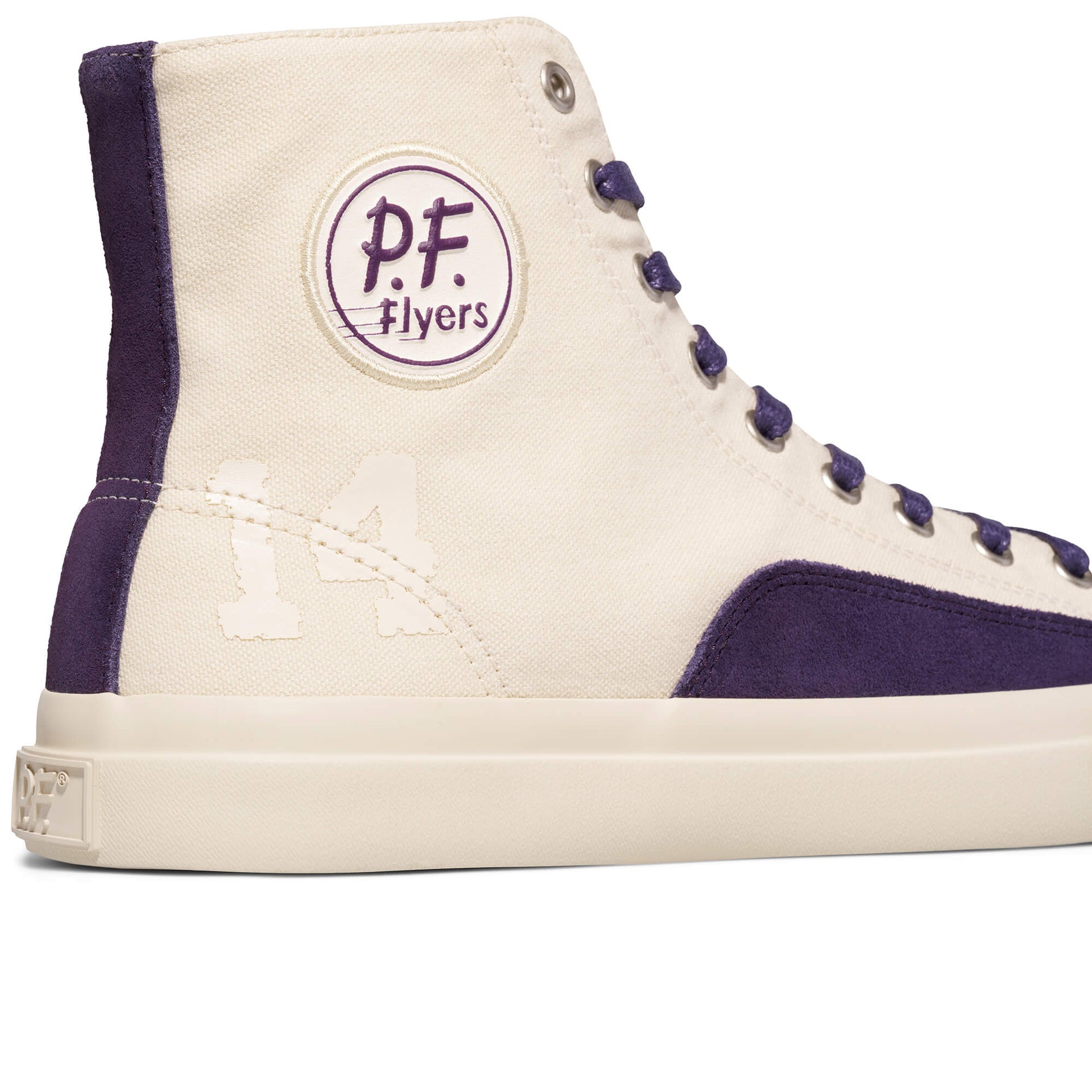 All-American High-Top White/Eggplant