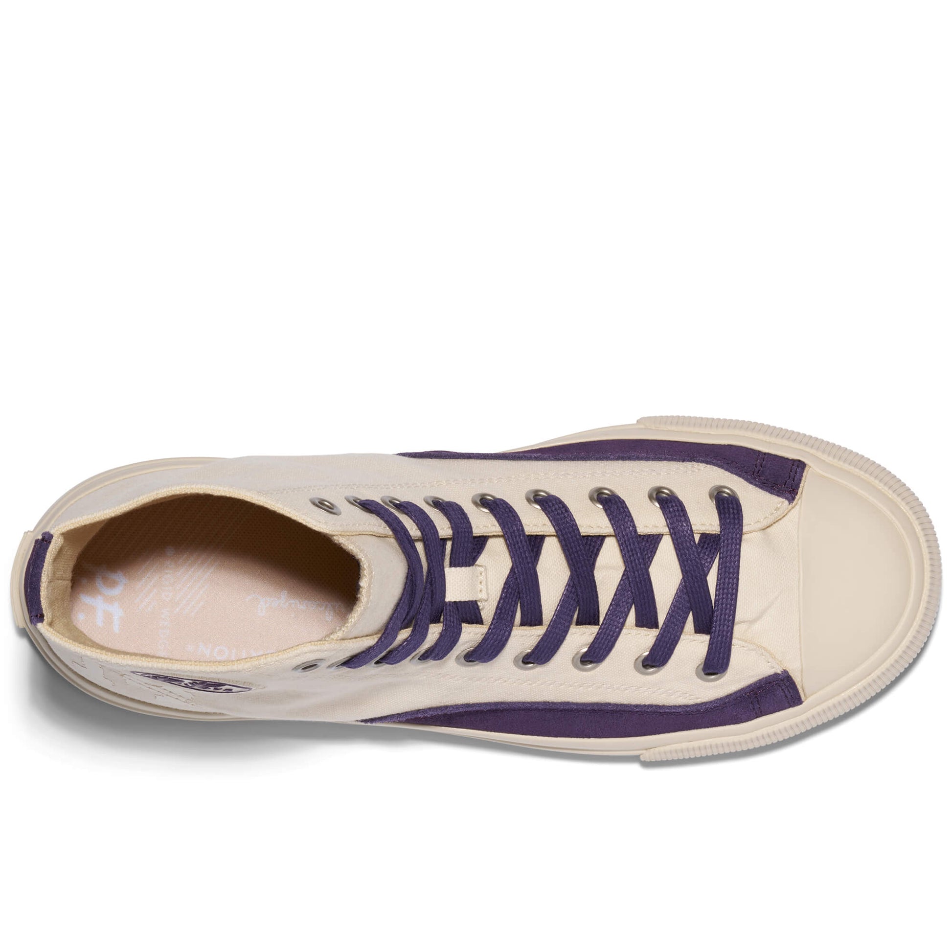 All-American High-Top White/Eggplant