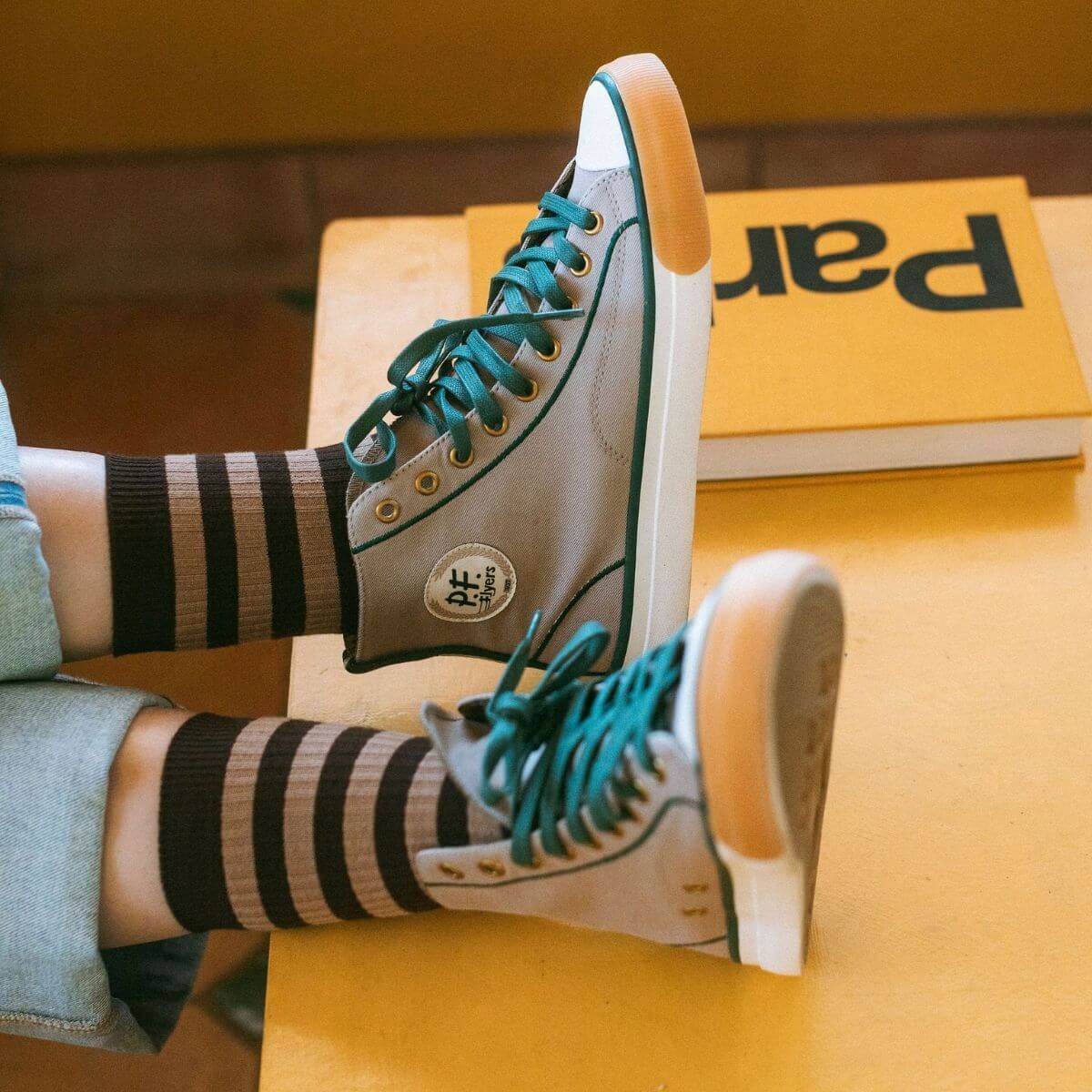 All-American High-Top Gray/Green