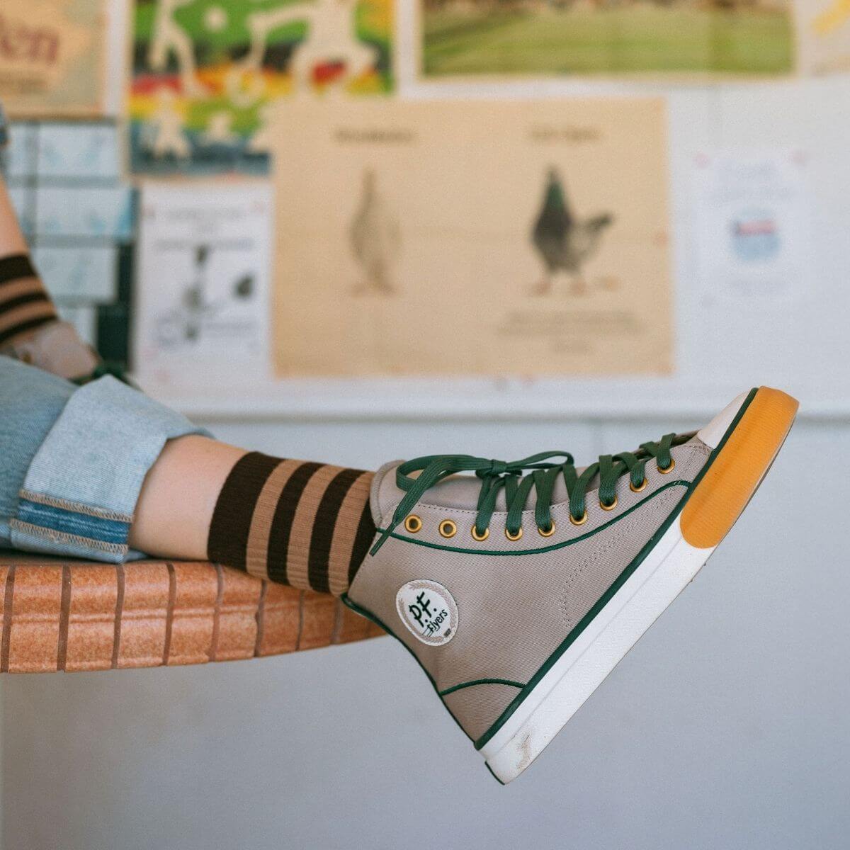 All-American High-Top Gray/Green