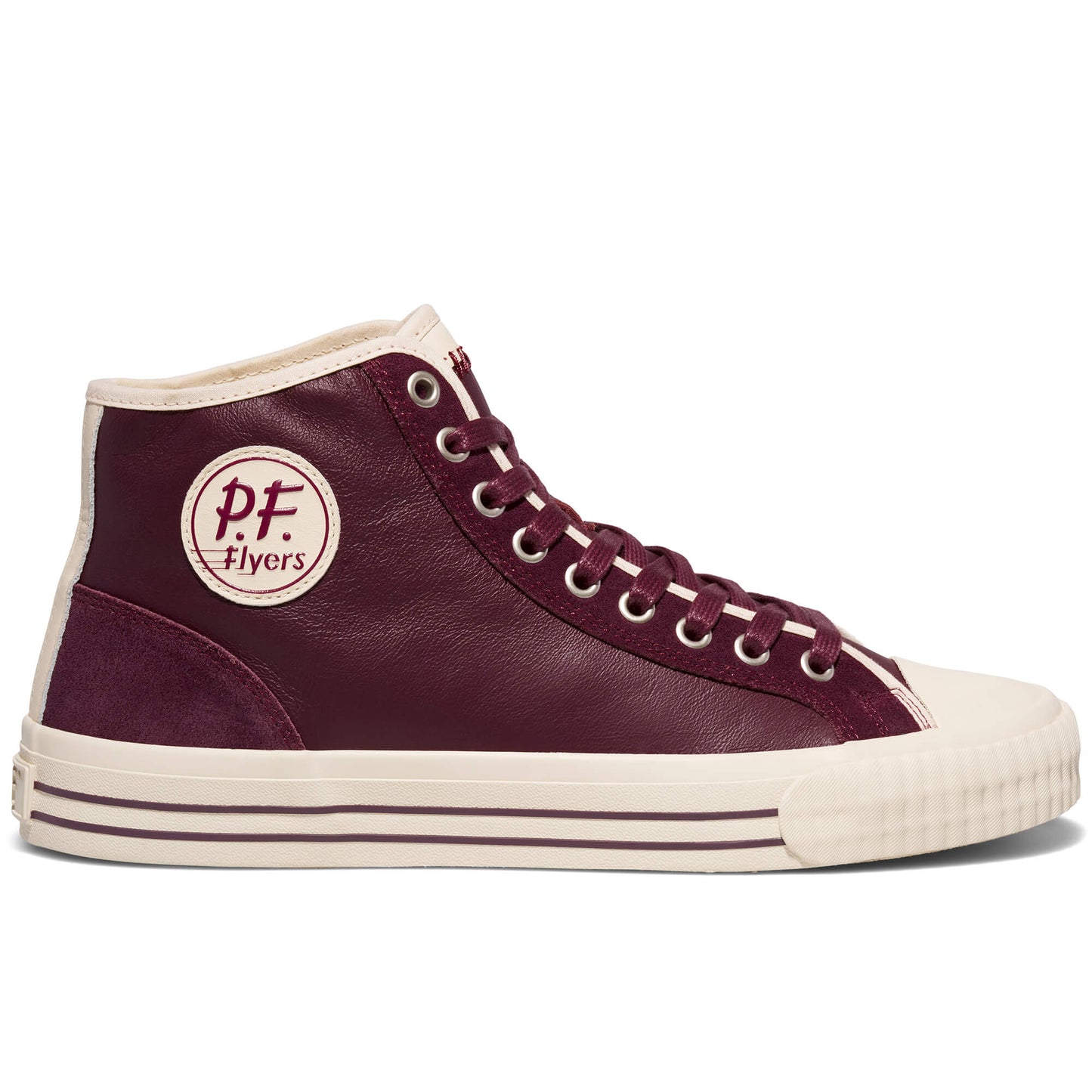 Center High-Top Burgundy/Antique White