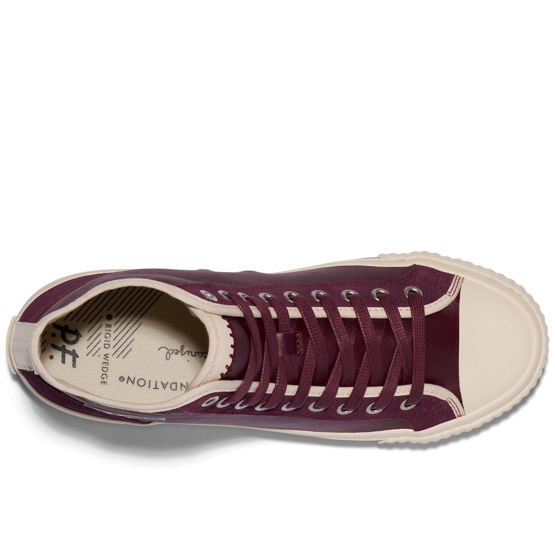 Center High-Top Burgundy/Antique White