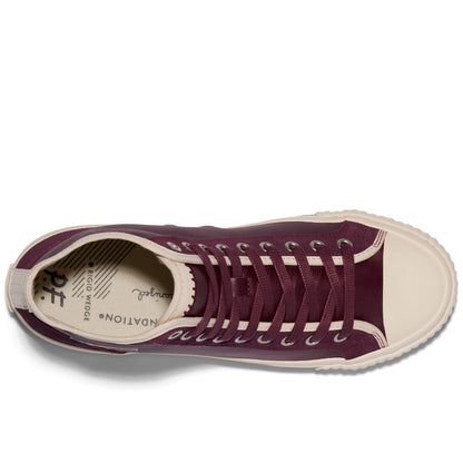 Center High-Top Burgundy/Antique White