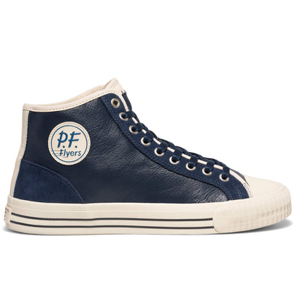 Center High-Top Navy/Antique White