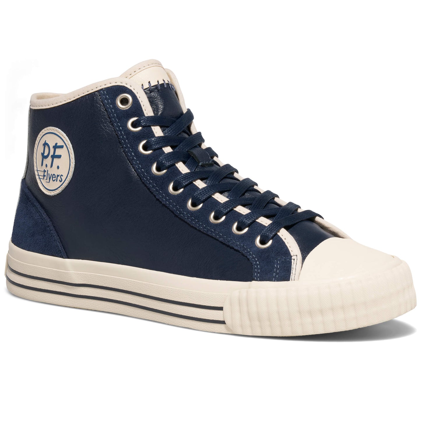Center High-Top Navy/Antique White