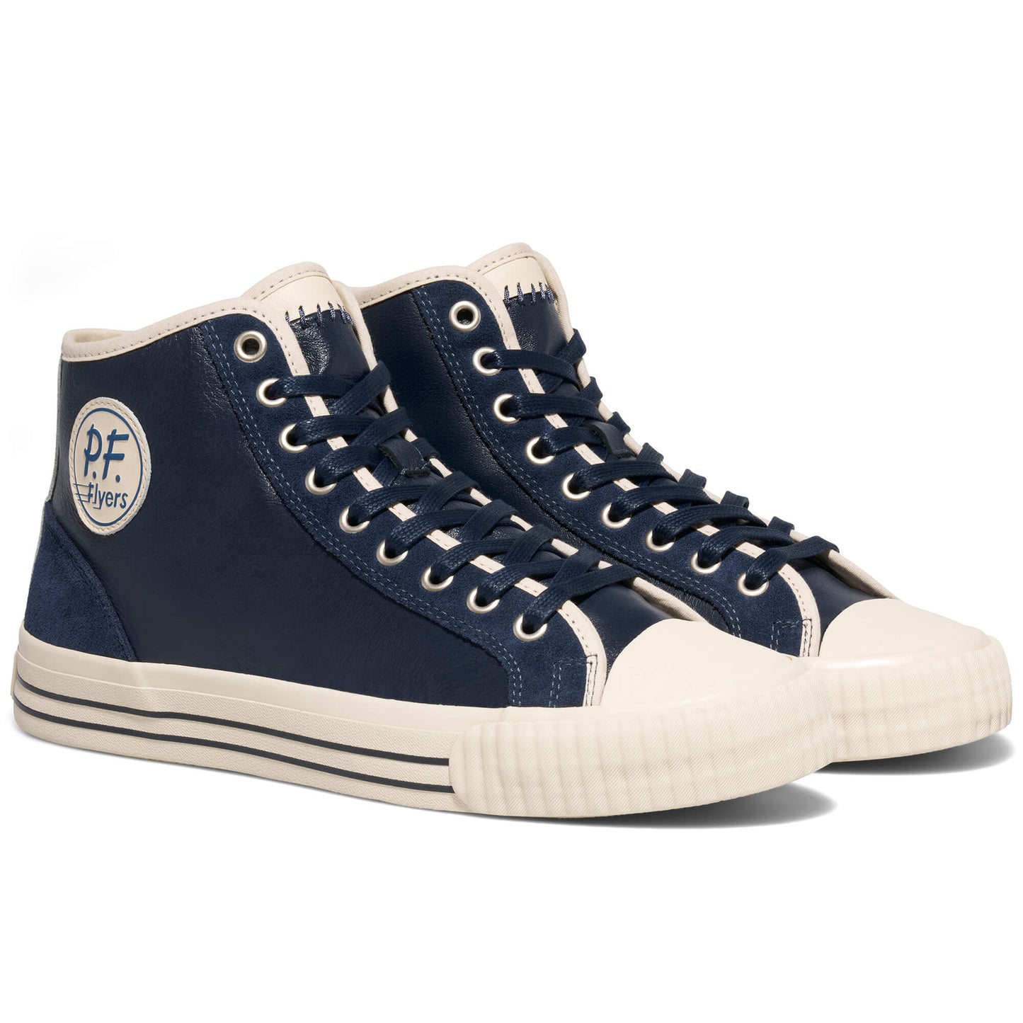 Center High-Top Navy/Antique White