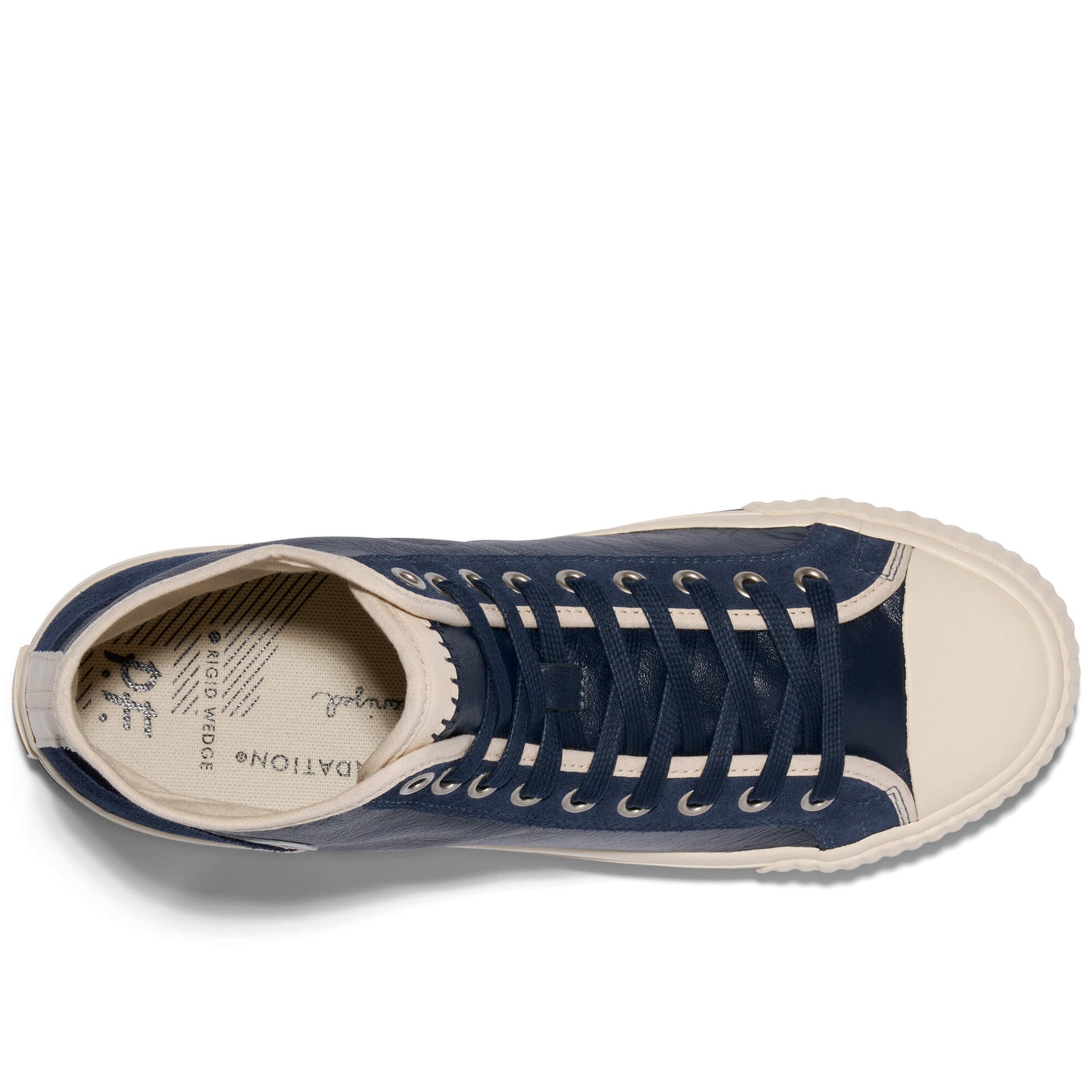 Center High-Top Navy/Antique White