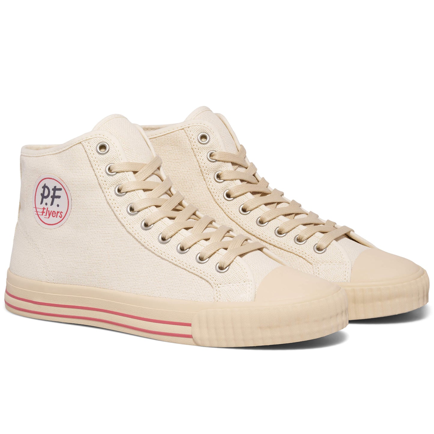 Center High-Top White/Biscotti