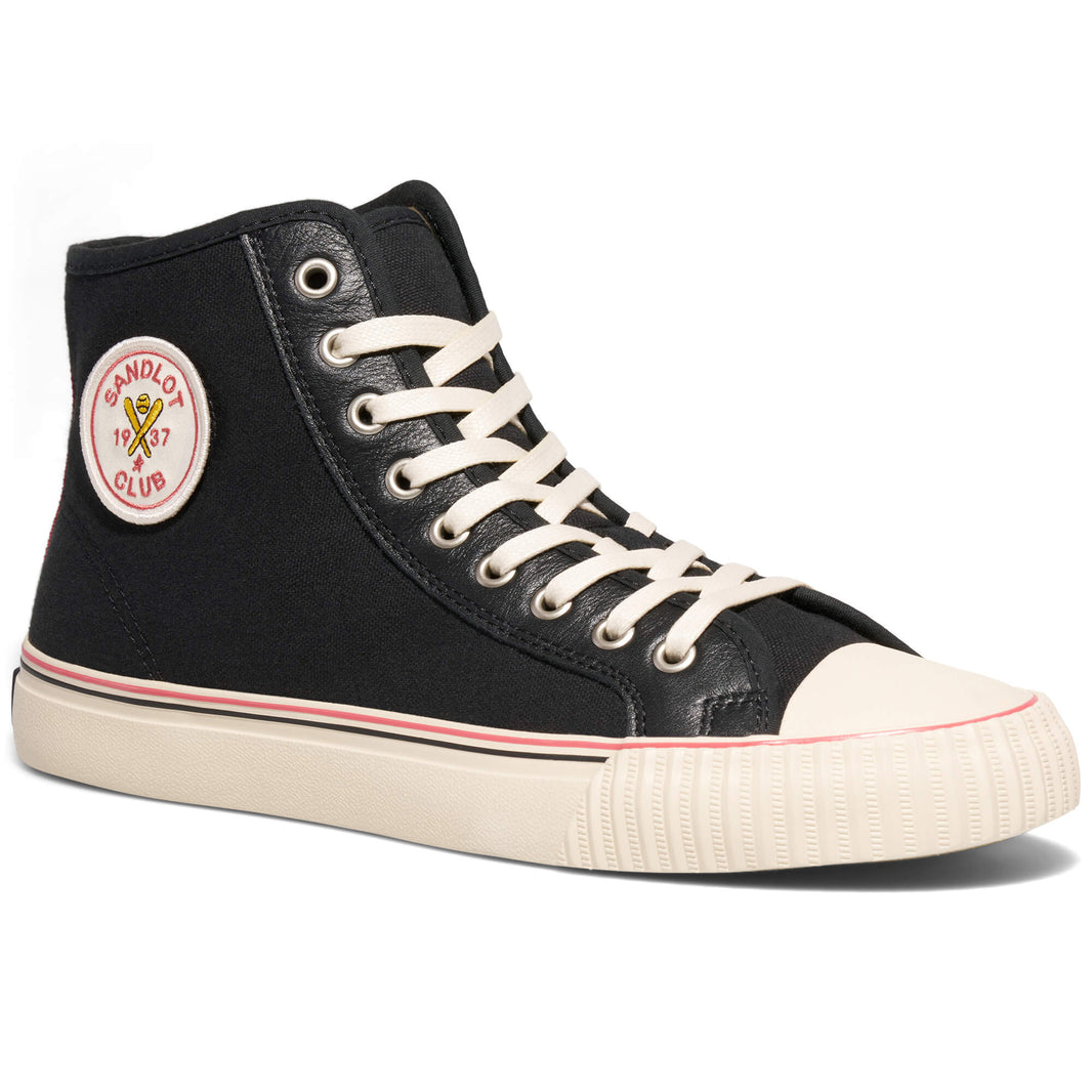 Black retro high-top sneakers P.F. Flyers