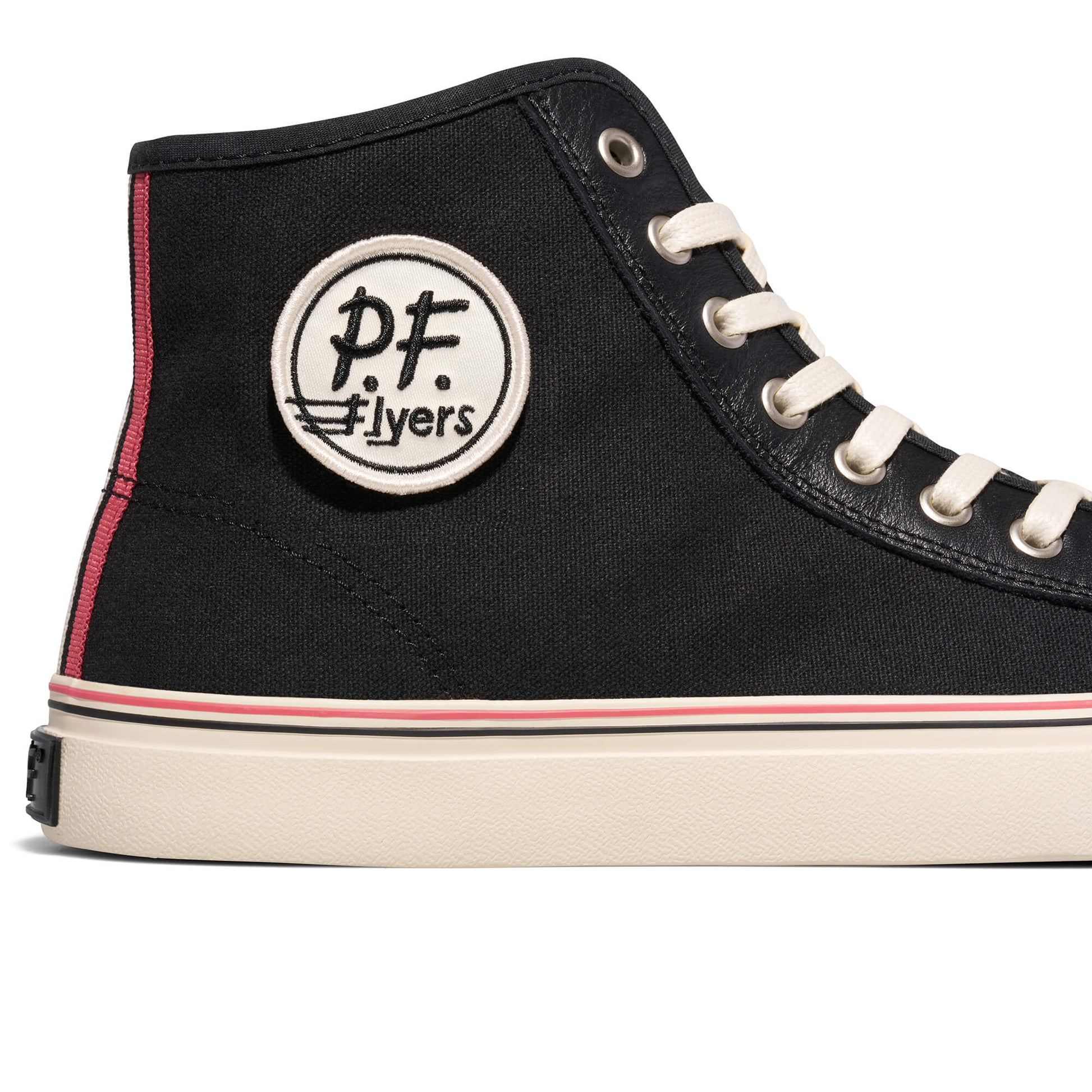 90s-style black canvas shoes P.F. Flyers