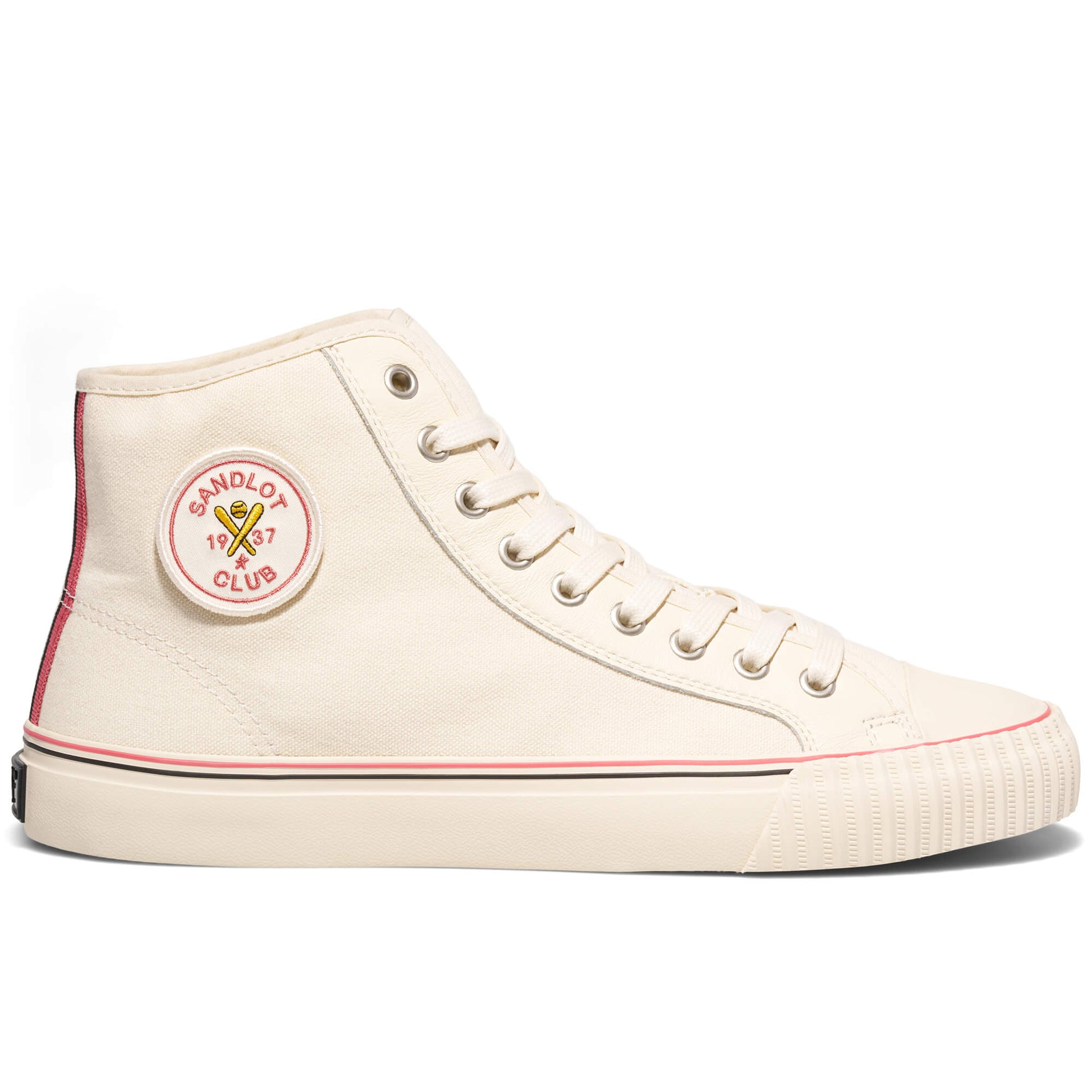 Iconic white high-top footwear