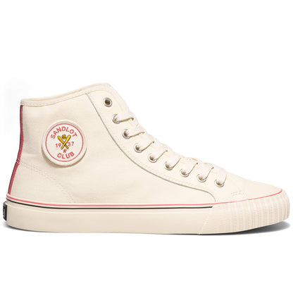 Iconic white high-top footwear