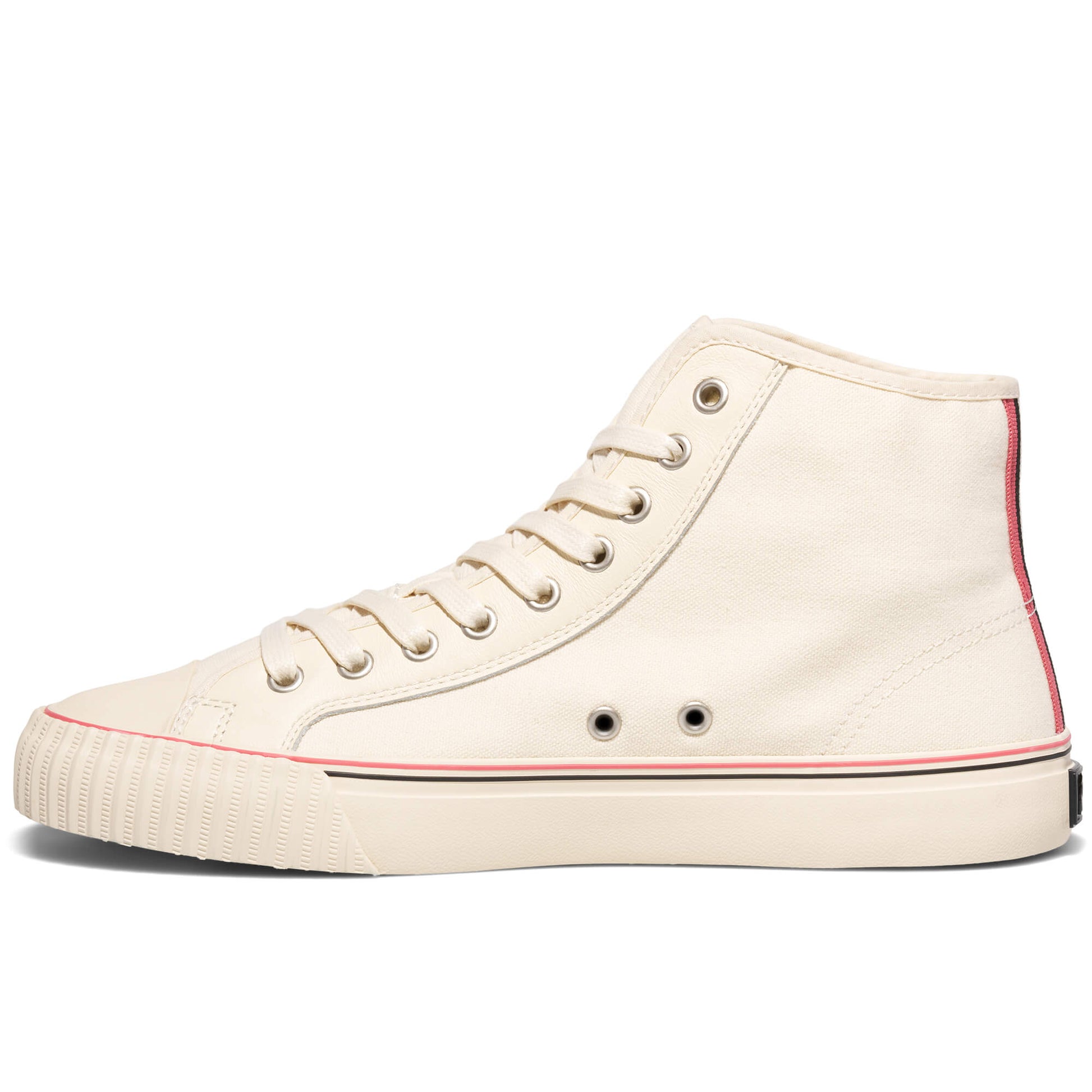 Minimalist white retro sneakers