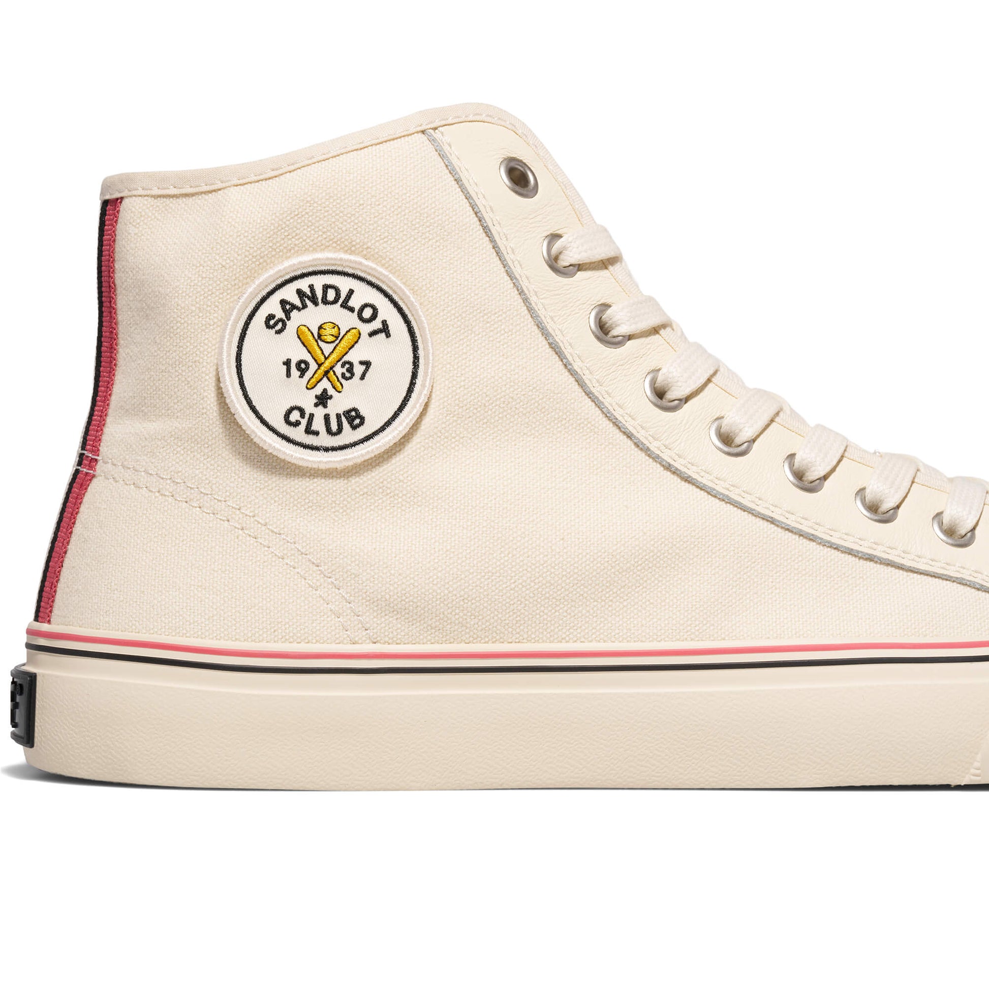 Timeless white canvas sneakers