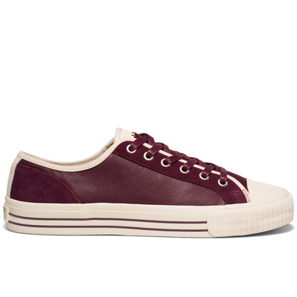 Center Low-Top Burgundy/Antique White