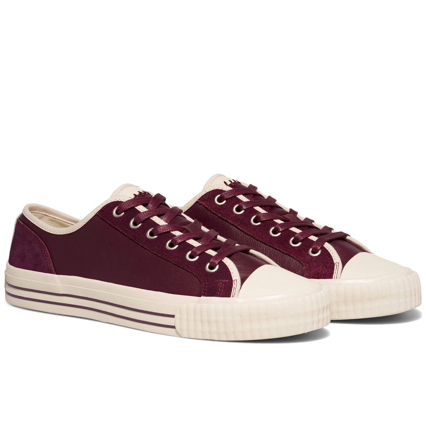 Center Low-Top Burgundy/Antique White