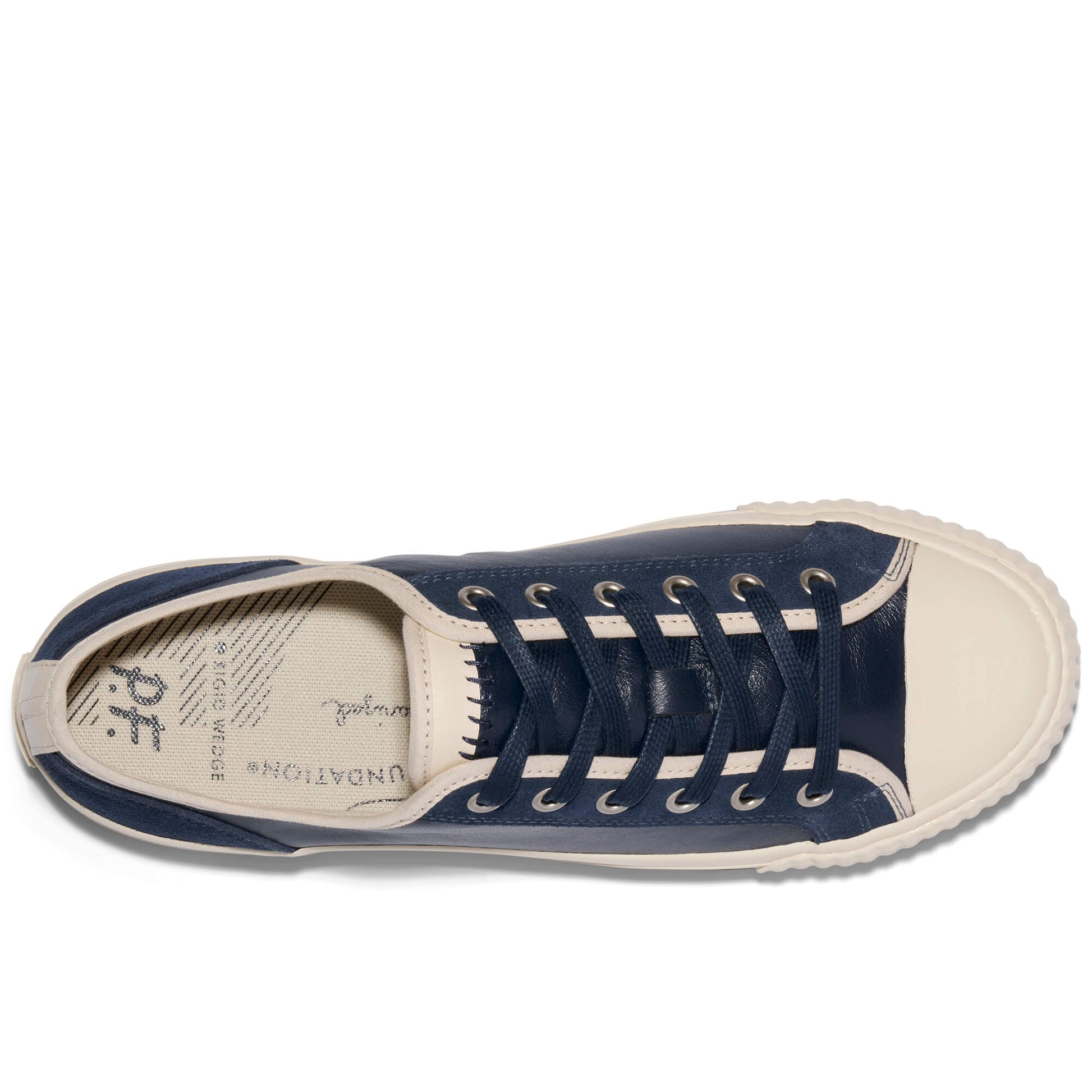 Center Low-Top Navy/Antique White