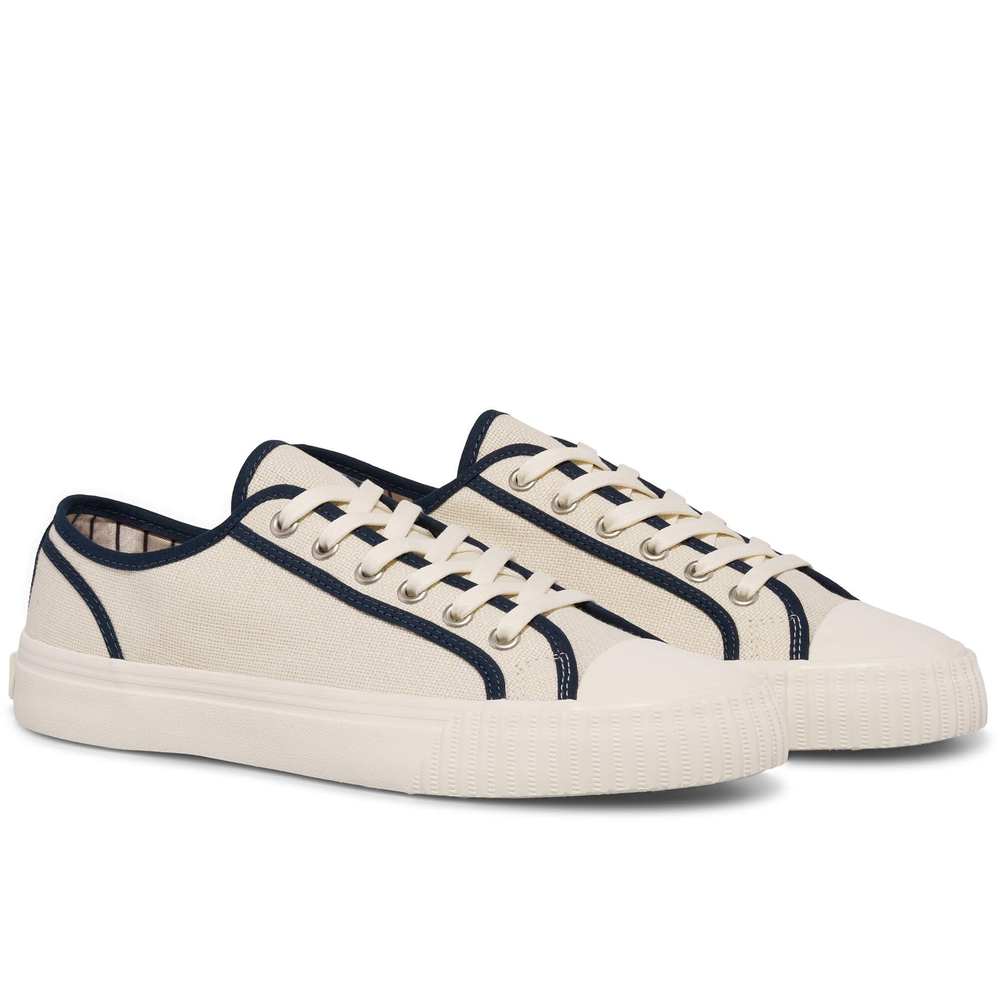 Center Low-Top Off White/Navy