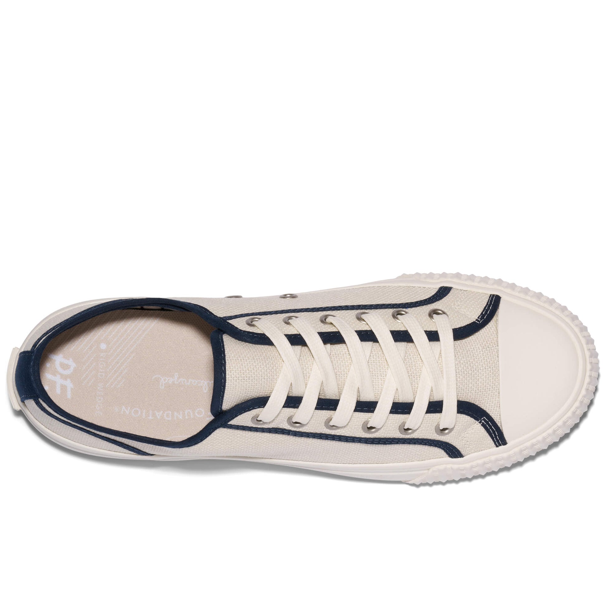 Center Low-Top Off White/Navy