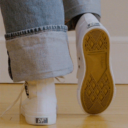 Retro high-top sneakers