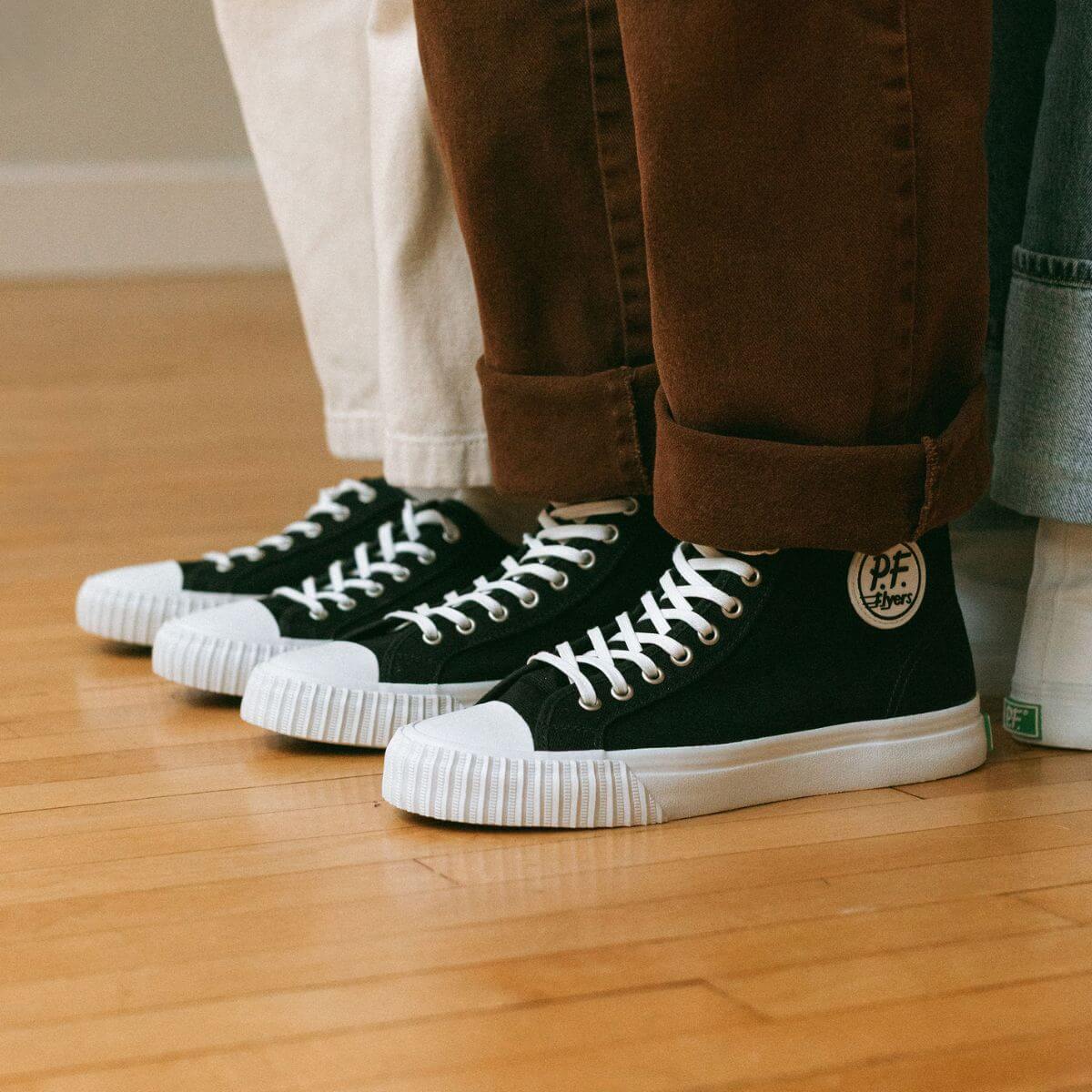 Classic high-top shoes