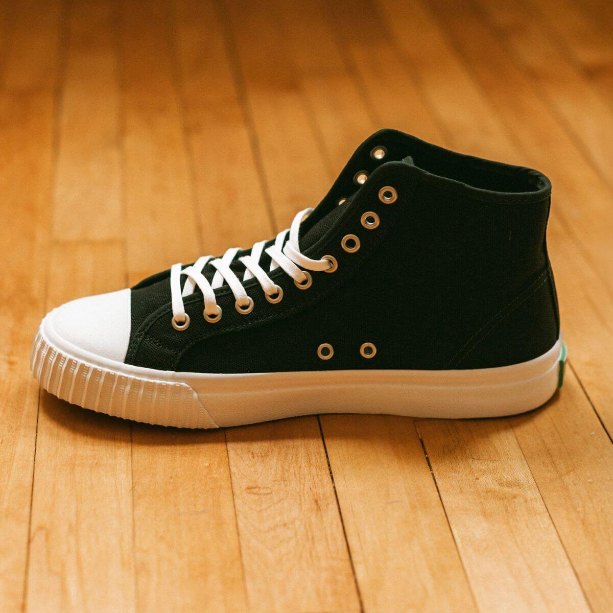 Black high cut sneakers