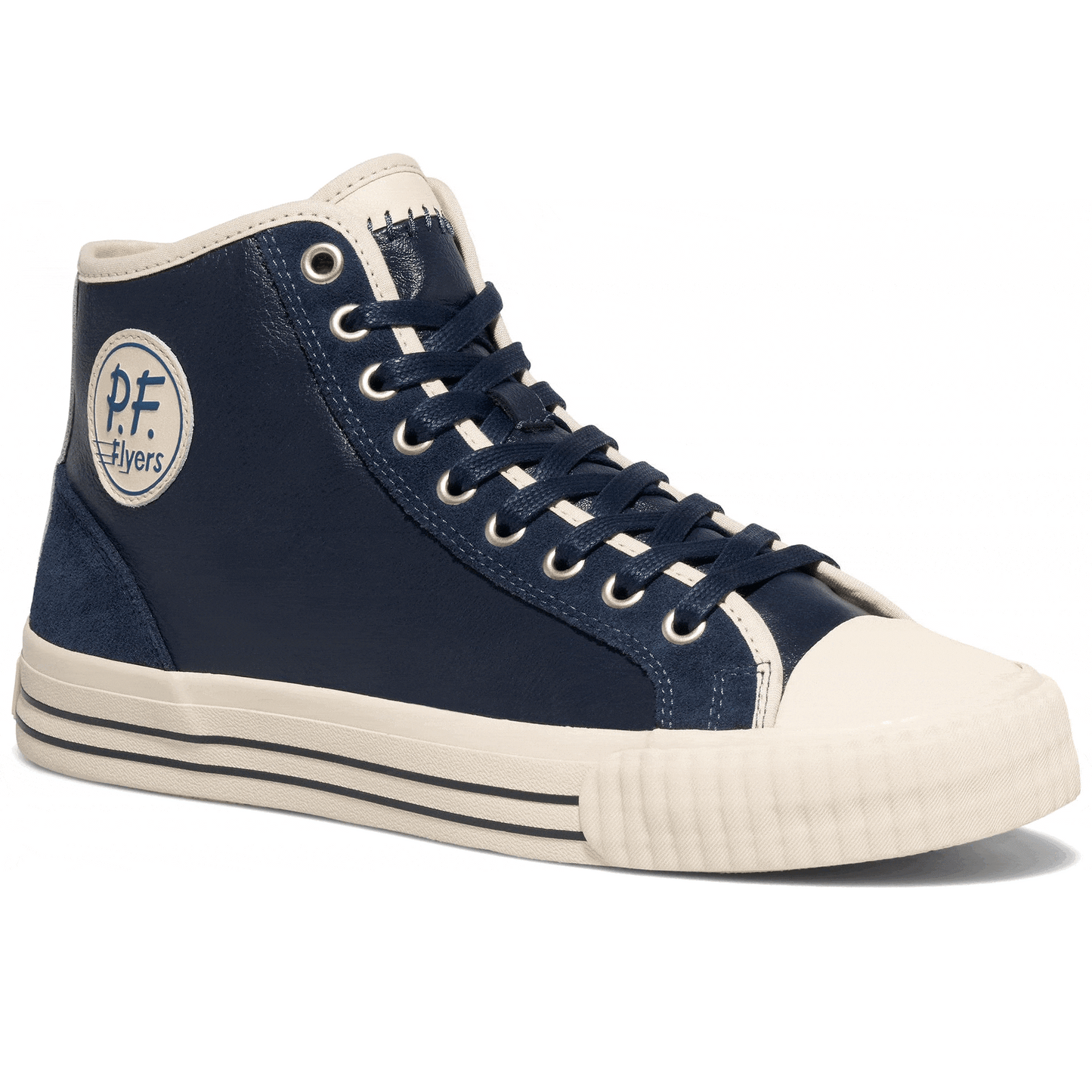 Center High-Top Navy/Antique White