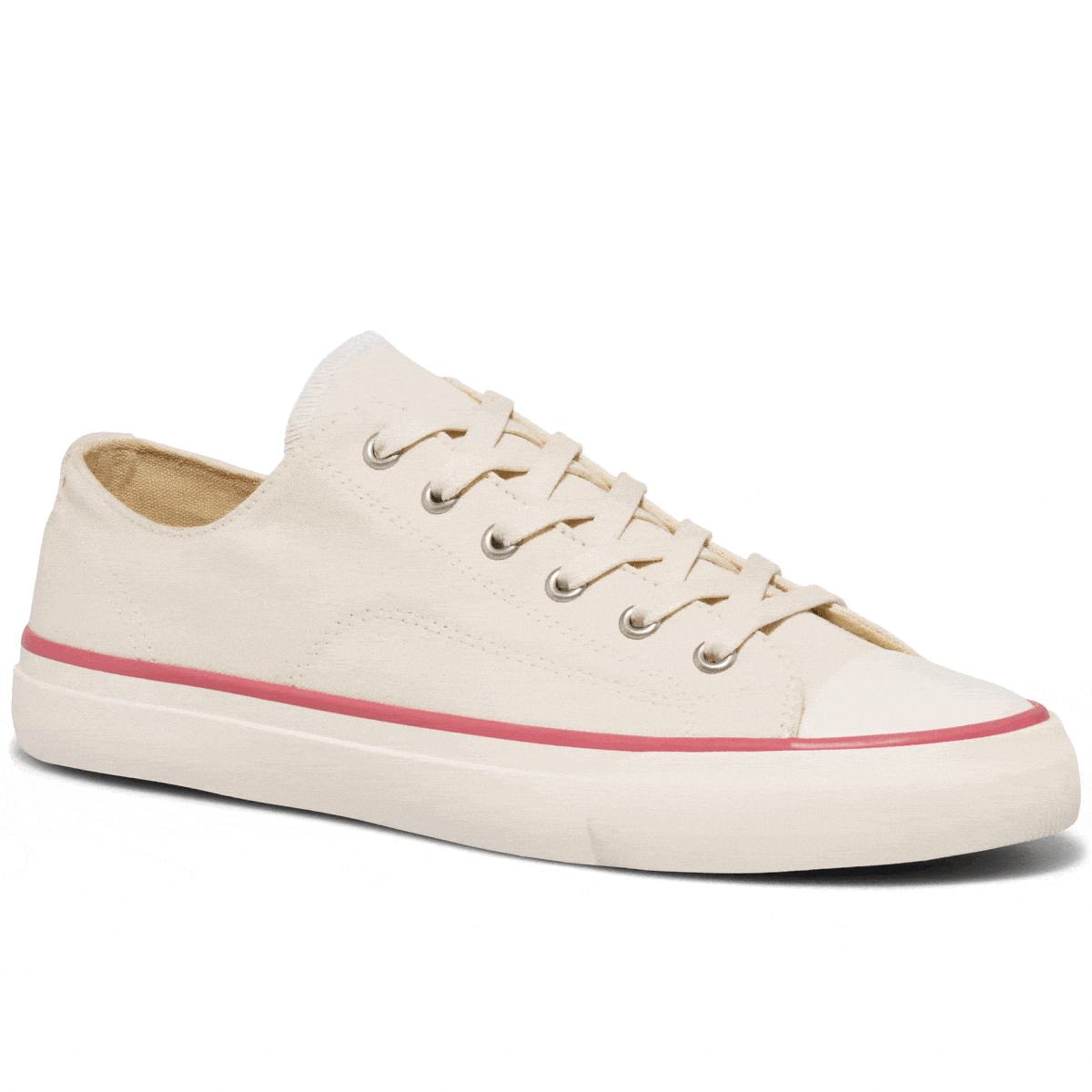 All-American Low-Top Antique White/Crimson