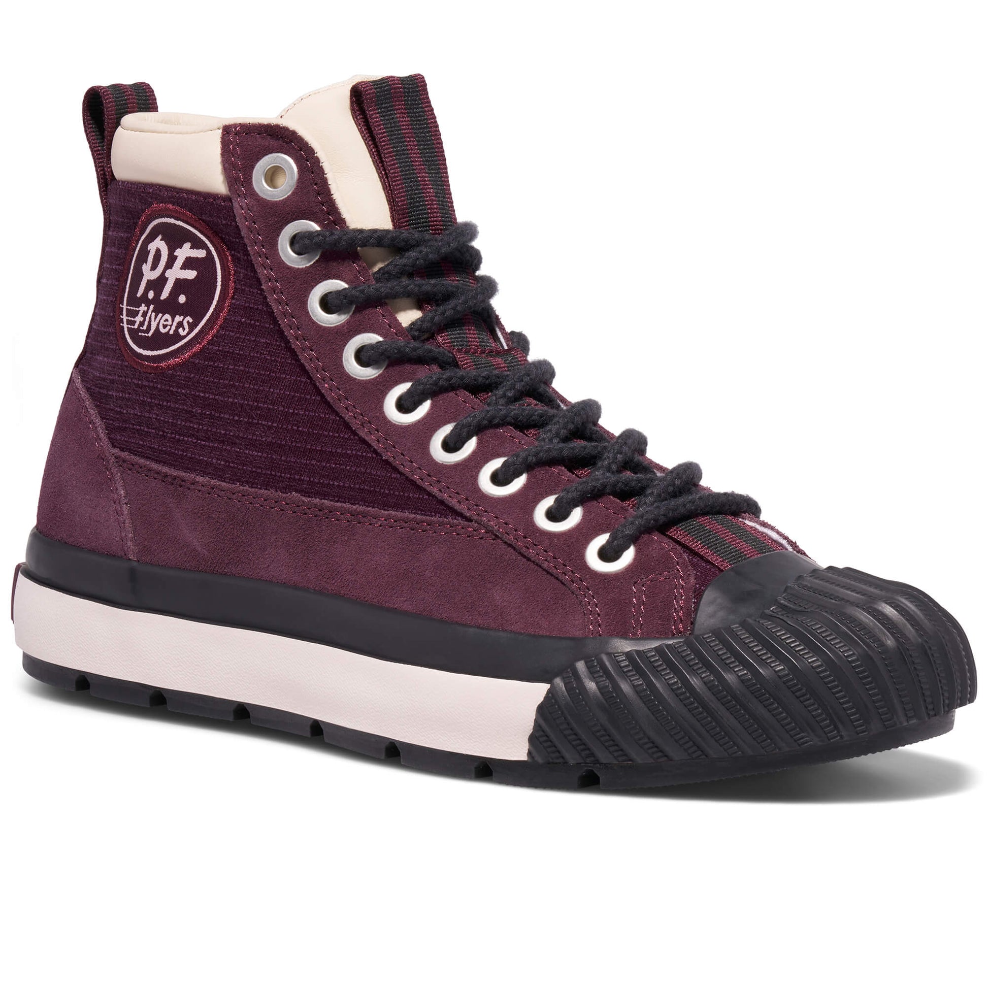 Grounder Hiker High-Top Burgundy/Black