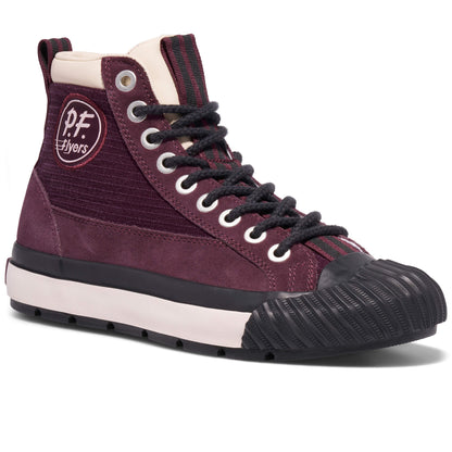 Grounder Hiker High-Top Burgundy/Black