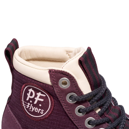 Grounder Hiker High-Top Burgundy/Black