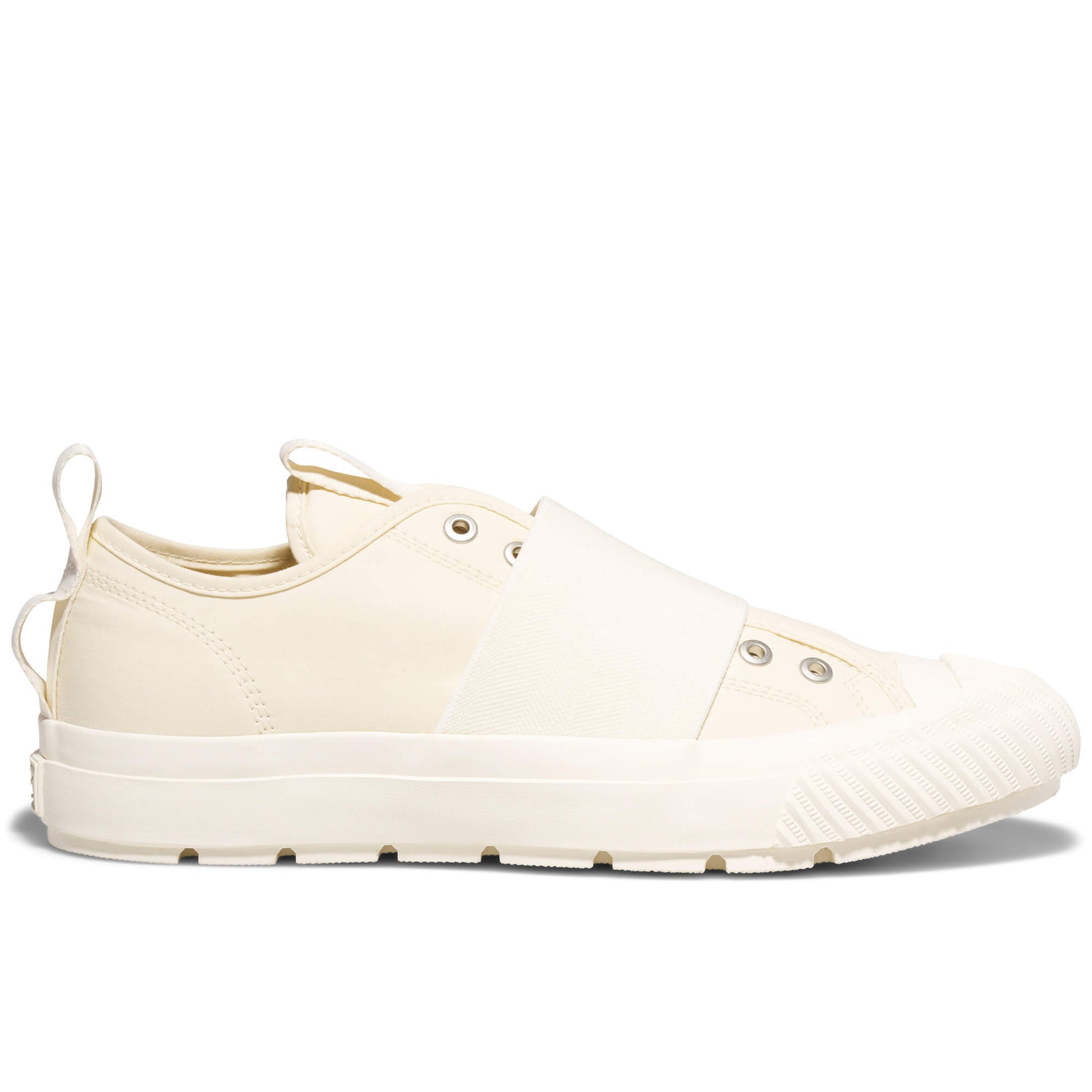 White sneaker on a white background