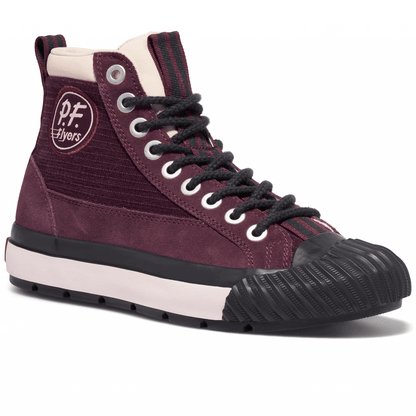 Grounder Hiker High-Top Burgundy/Black
