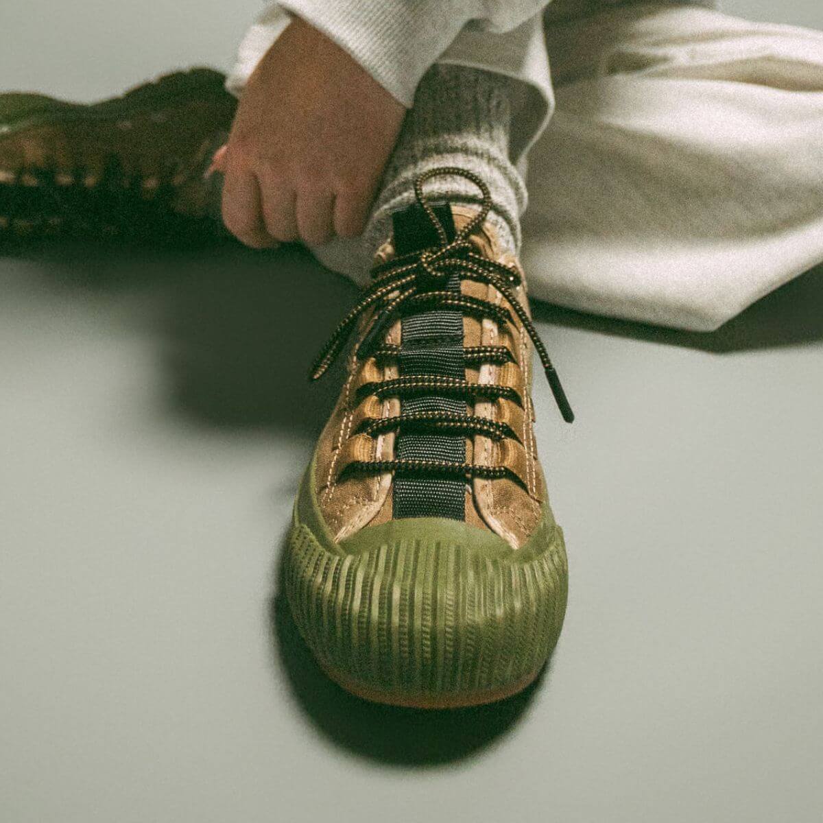 Grounder Low-Top Sand/Green